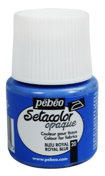 Picture of Pebeo Setacolour Opaque 45ml Royal Blue (020)