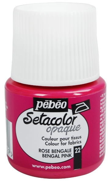 Picture of Pebeo Setacolour Opaque - 45ml Bengal Pink (022)