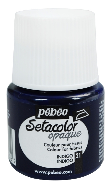 Picture of Pebeo Setacolour Opaque - 45ml Indigo( 021)