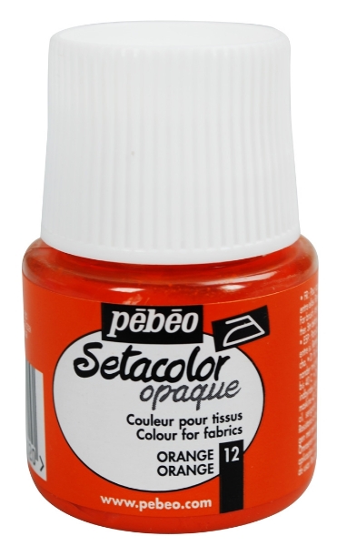 Picture of Pebeo Setacolour Opaque - 45ml Orange (012)