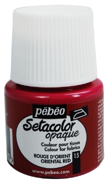 Picture of Pebeo Setacolour Opaque 45ml Oriental Red (015)