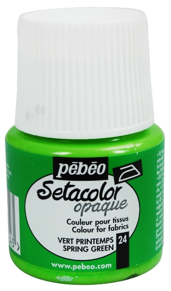 Picture of Pebeo Setacolour Opaque - 45ml Spring Green (024)