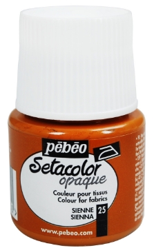 Picture of Pebeo Setacolour Opaque 45ml Sienna (025)