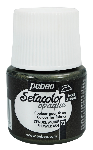 Picture of Pebeo Setacolour Opaque Shimmer - 45ml Ash (073)