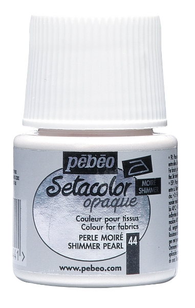 Picture of Pebeo Setacolour Opaque Shimmer - 45ml Pearl (044)
