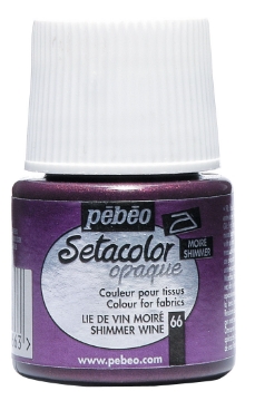 Picture of Pebeo Setacolour Opaque Shimmer 45ml Wine (066)