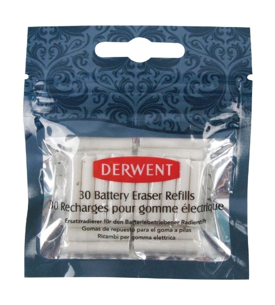 Picture of Derwent Replacement Erasers - Pack of 30