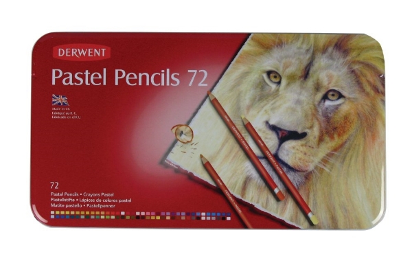 Picture of Derwent Pastel Pencils Tin - Set of 72