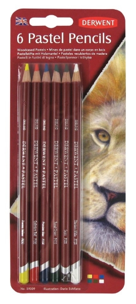 Picture of Derwent Pastel Pencils set of 6 (Blister Pack)