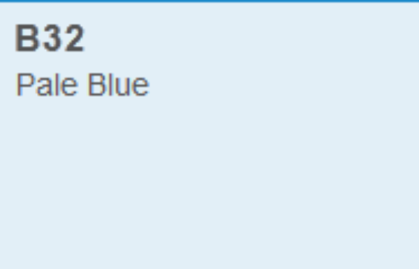 Picture of Copic Marker - Pale Blue (B32)