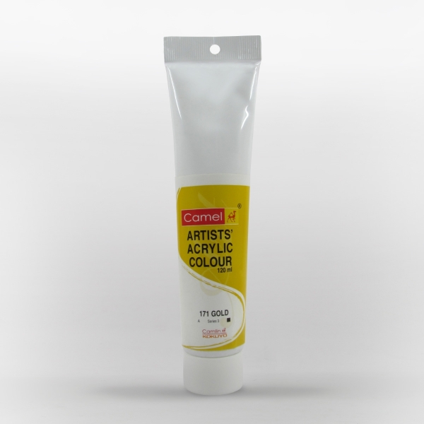 Picture of Camlin Artist Acrylic Colour 120ml - SR3 Gold (171)