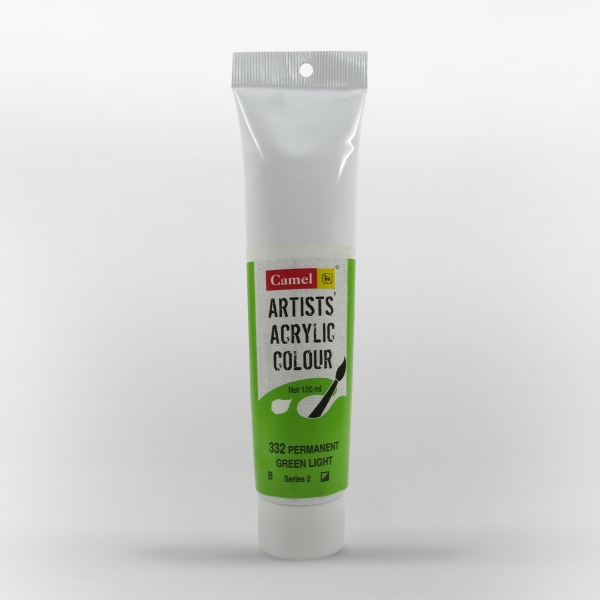 Picture of Camlin Artist Acrylic Colour 120ml - SR2 Permanent Green Deep (331)