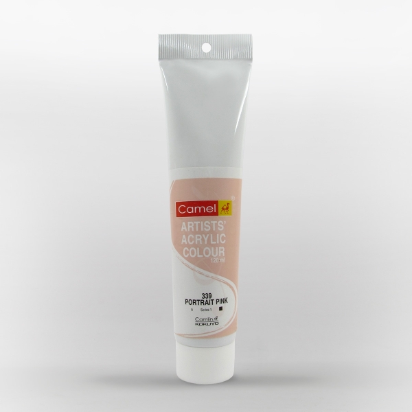 Picture of Camlin Artist Acrylic Colour 120ml - SR1 Portrait Pink (339)