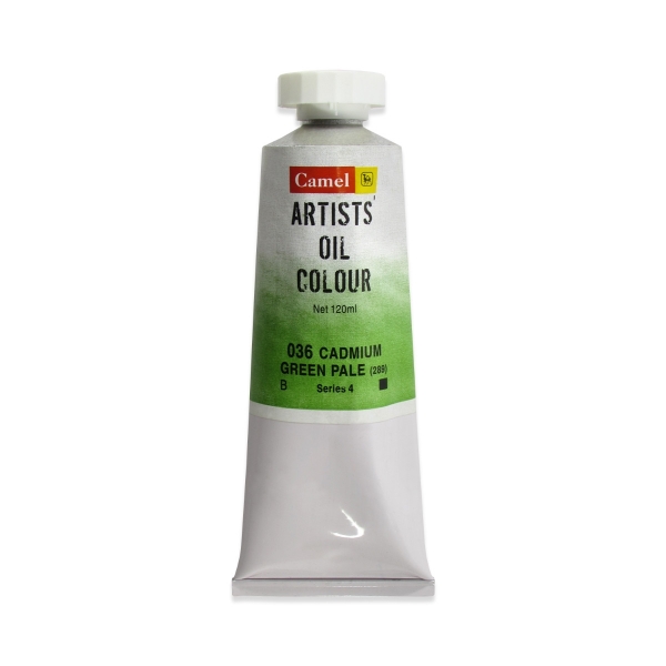 Picture of Camlin Artists Oil Colour 120ml - SR4 Cadmium Green Pale (036)