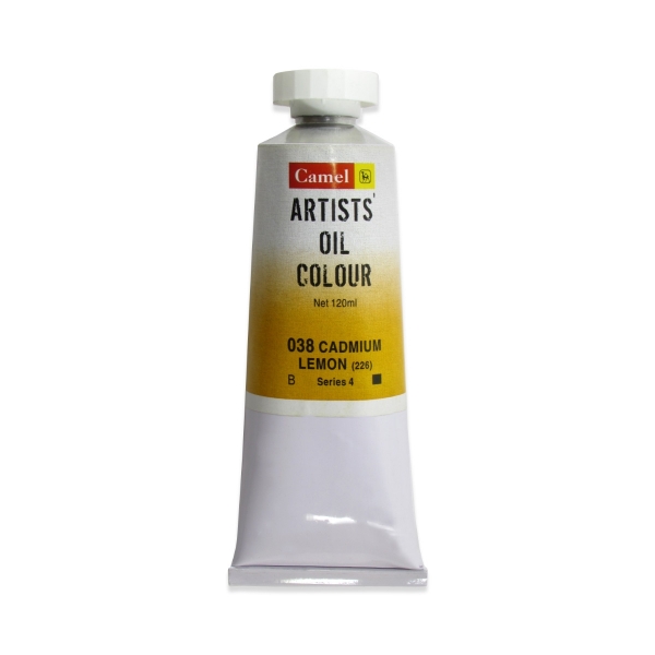 Picture of Camlin Artists Oil Colour 120ml - SR4 Cadmium Lemon (038)