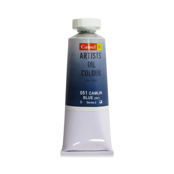 Picture of Camlin Artists Oil Colour 120ml - SR2 Camlin Blue (051)