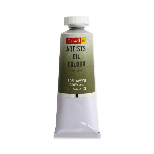 Picture of Camlin Artists Oil Colour 120ml - SR1 Davy's Grey (105)
