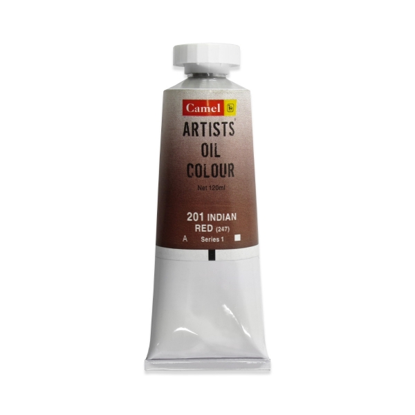 Picture of Camlin Artists Oil Colour 120ml - SR1 Indian Red (201)