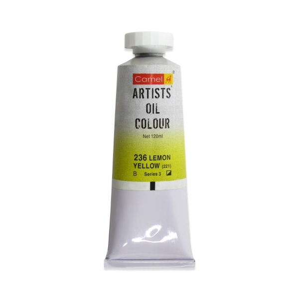 Picture of Camlin Artists Oil Colour 120ml - SR3 Lemon Yellow (236)