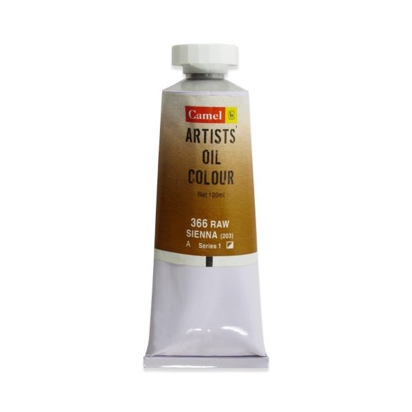 Picture of Camlin Artists Oil Colour 120ml - SR1 Raw Sienna (366)