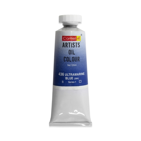 Picture of Camlin Artists Oil Colour 120ml - SR1 Ultramarine Blue (436)