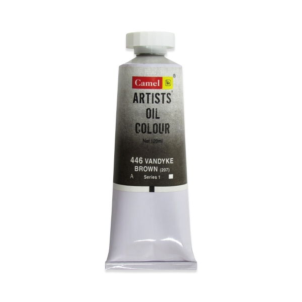 Picture of Camlin Artists Oil Colour 120ml - SR1 Vandyke Brown (446)