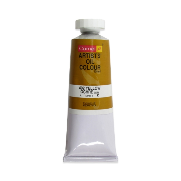 Picture of Camlin Artists Oil Colour 120ml - SR1 Yellow Ochre (492)