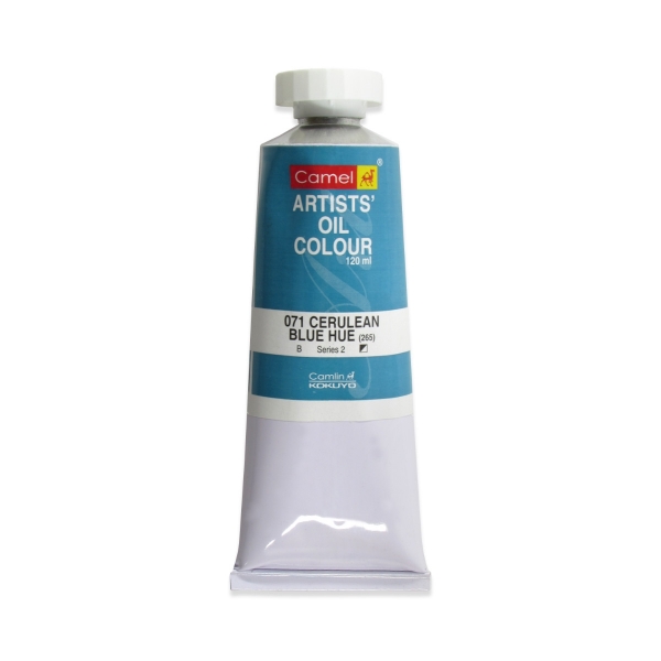 Picture of Camlin Artists Oil Colour 120ml - SR2 Cerulean Blue Hue (071)