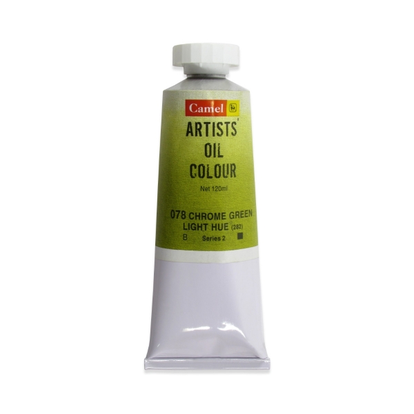 Picture of Camlin Artists Oil Colour 120ml - SR2 Chrome Green Light Hue (078)