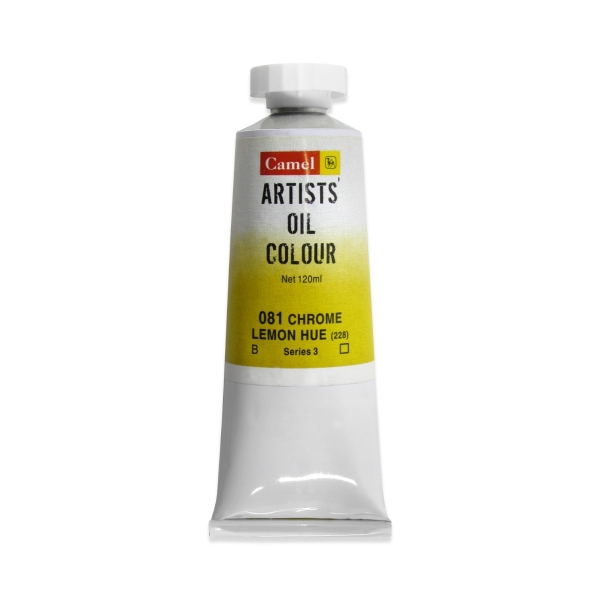 Picture of Camlin Artists Oil Colour 120ml - SR3 Chrome Lemon Hue (081)
