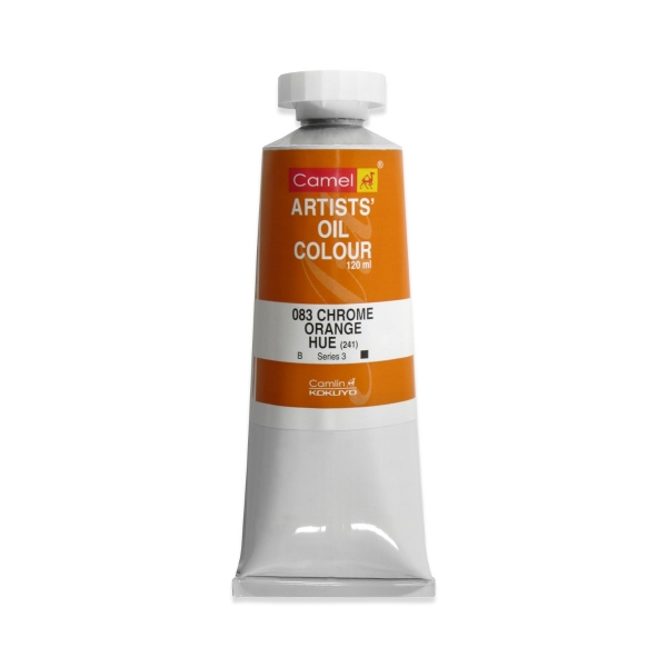 Picture of Camlin Artists Oil Colour 120ml - SR3 Chrome Orange Hue (083)