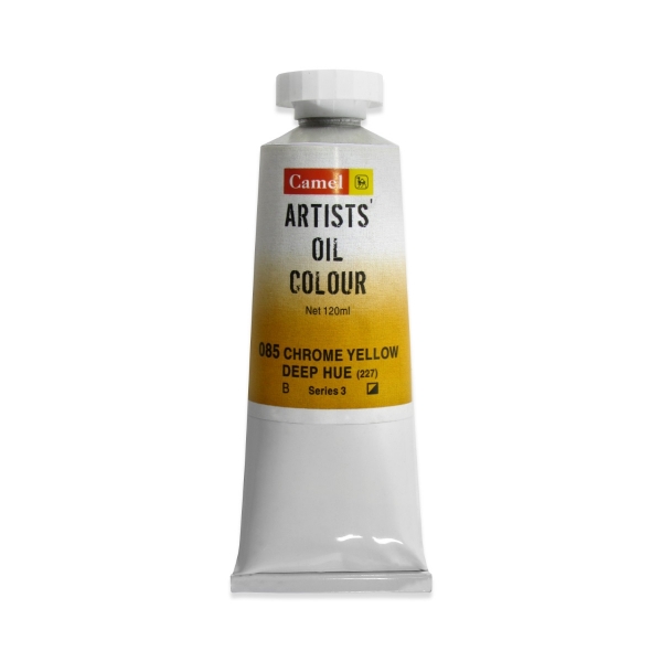 Picture of Camlin Artists Oil Colour 120ml - SR3 Chrome Yellow Deep Hue (085)