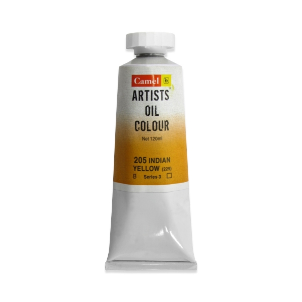 Picture of Camlin Artists Oil Colour 120ml - SR3 Indian Yellow (205)