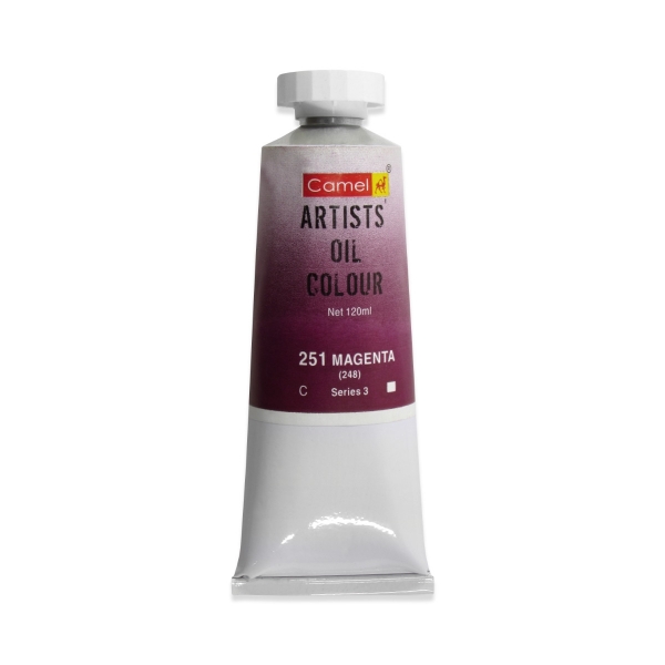 Picture of Camlin Artists Oil Colour 120ml SR3 - Magenta (251)