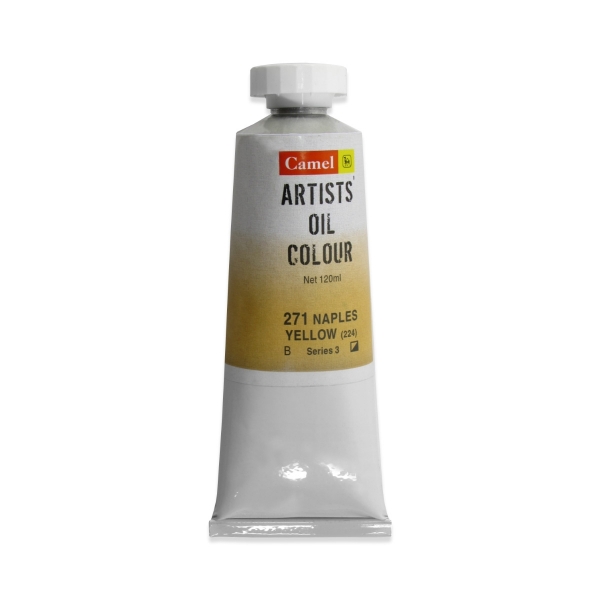 Picture of Camlin Artists Oil Colour 120ml - SR3 Naples Yellow (271)