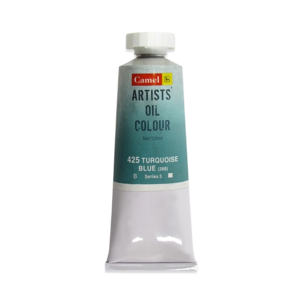 Picture of Camlin Artists Oil Colour 120ml - SR3 Turquoise Blue (425)