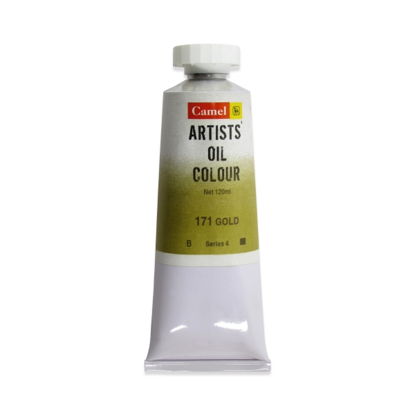 Picture of Camlin Artists Oil Colour 120ml - SR4 Gold (171)