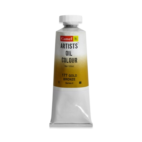 Picture of Camlin Artists Oil Colour 120ml - SR4 Gold Bronze (177)