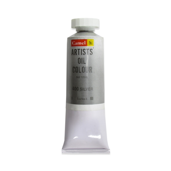Picture of Camlin Artists Oil Colour 120ml - SR4 Silver (400)