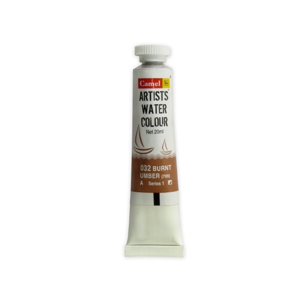 Picture of Camlin Artist Watercolour 20ml - SR1 Burnt Umber (032)