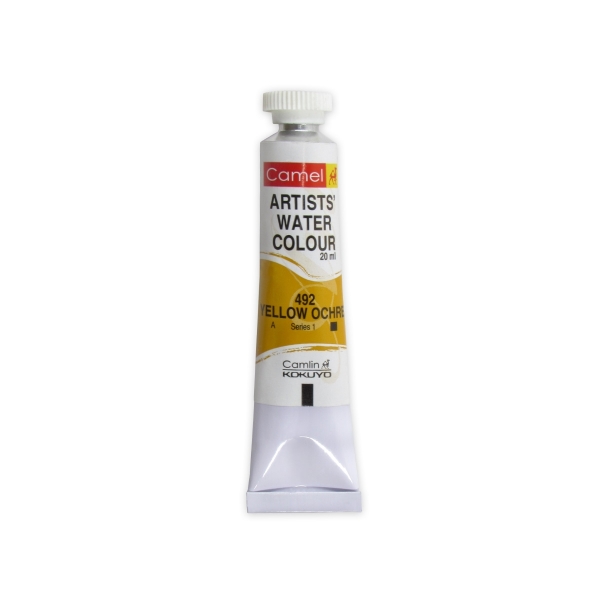 Picture of Camlin Artist Watercolour 20ml - SR1 Yellow Ochre (492)