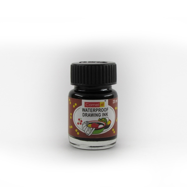 Picture of Camlin Coloured Drawing Ink 20ml - Burnt Sienna (031)