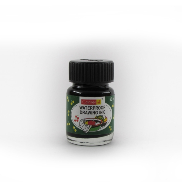 Picture of Camlin Coloured Drawing Ink 20ml - Emerald Green (117)