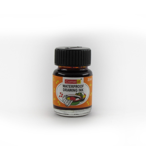 Picture of Camlin Coloured Drawing Ink 20ml - Orange (283)