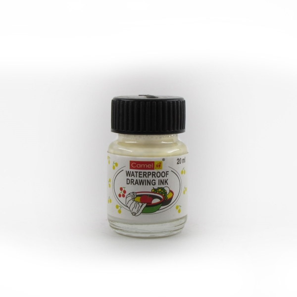 Picture of Camlin Coloured Drawing Ink 20ml - White (478)