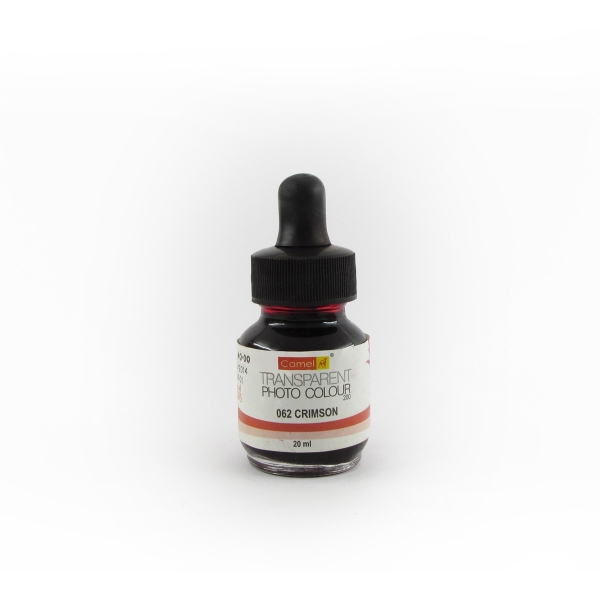 Picture of Camlin Transparent Photo Colour 20ml - Crimson (062)