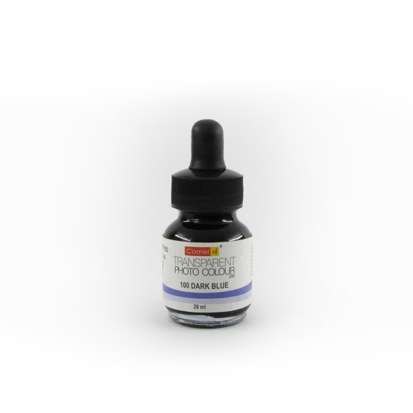 Picture of Camlin Transparent Photo Colour 20ml - Dark Blue (100)