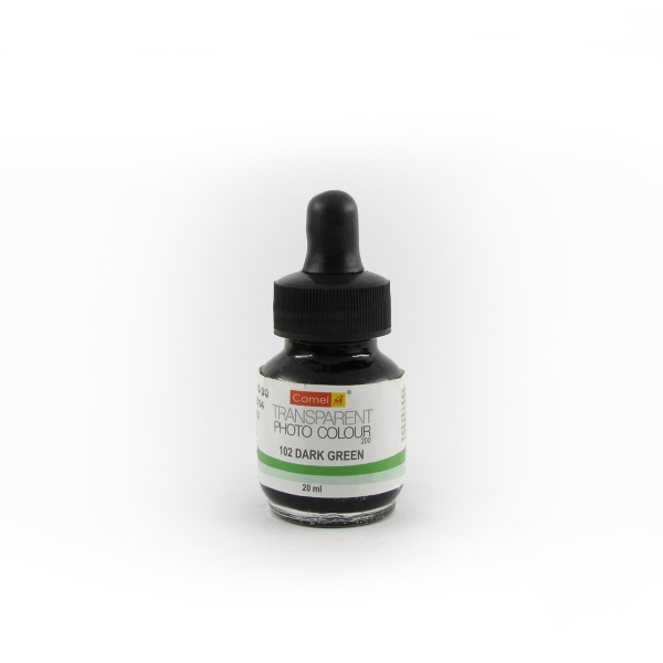 Picture of Camlin Transparent Photo Colour 20ml - Dark Green (102)