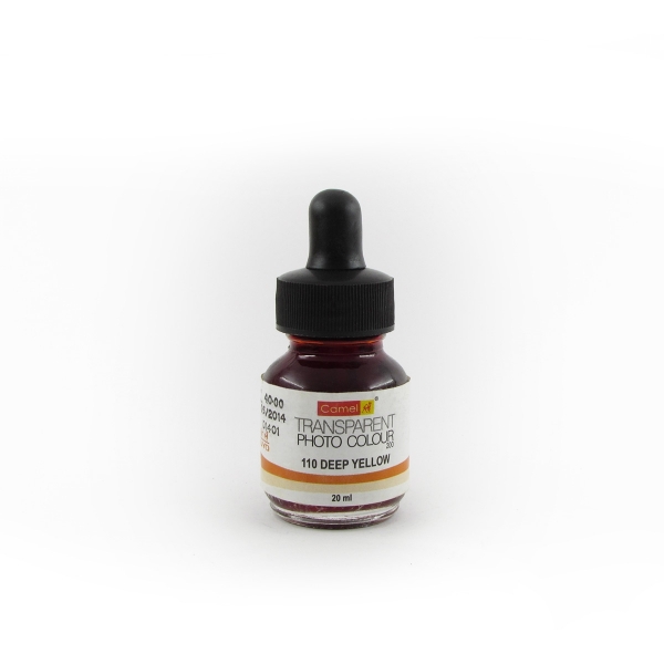 Picture of Camlin Transparent Photo Colour 20ml - Deep Yellow (110)