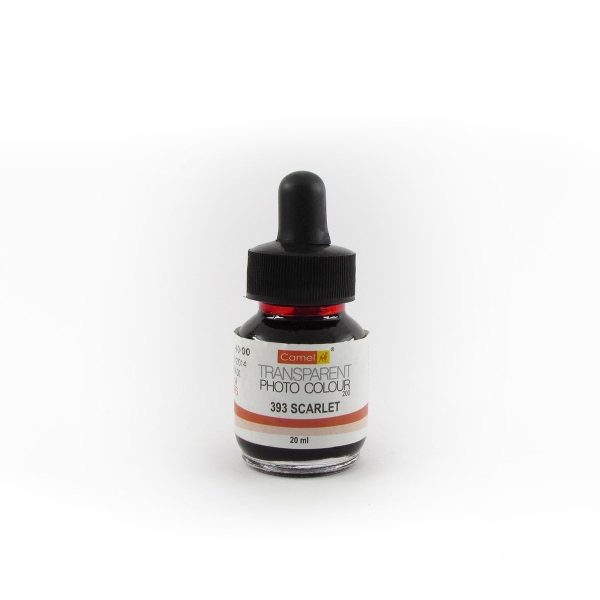 Picture of Camlin Transparent Photo Colour 20ml - Scarlet (393)